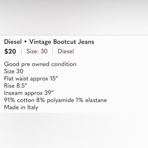 Diesel Flare leg Jeans